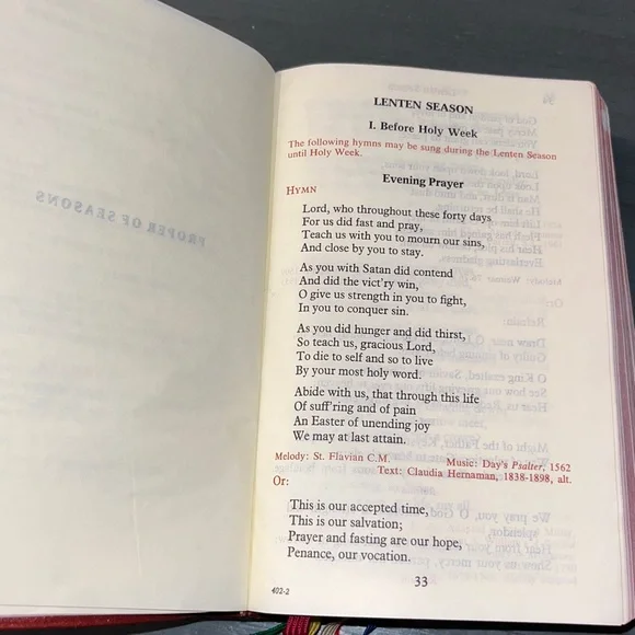 Liturgy of the HoursVolume IILent & EasterImitation Leather Binding